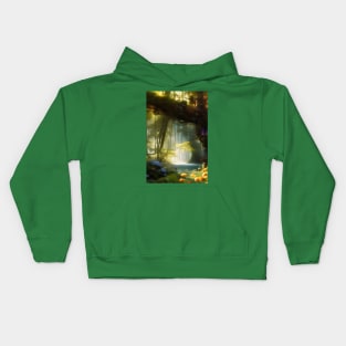 Whimsical Magic Fairytale Forest Kids Hoodie